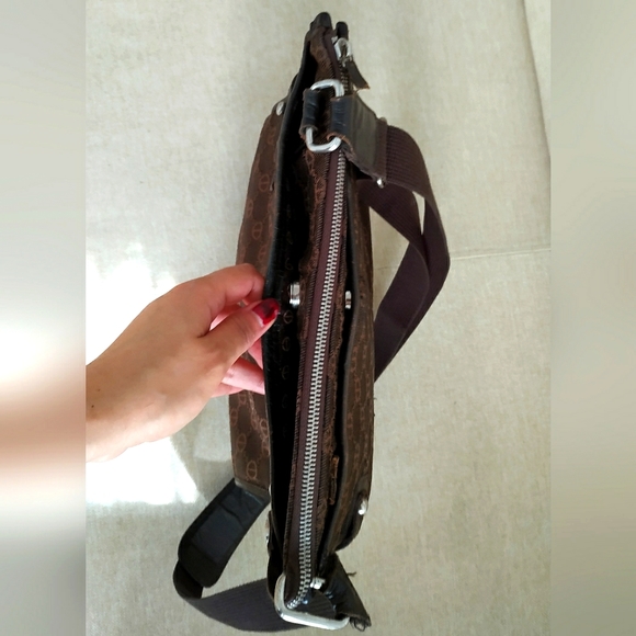 Double.M Milano Messanger Bag ( Canvas and leather mix) - Picture 16 of 17